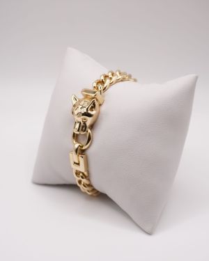 Panther Cuban Link Bracelet