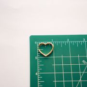 Asymmetrical Heart Hoop Earrings