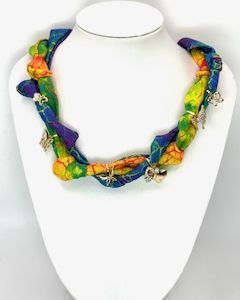 Butterfly Bandana Necklace
