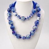 Azure necklace set