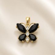 Black Butterfly Charm/Pendant