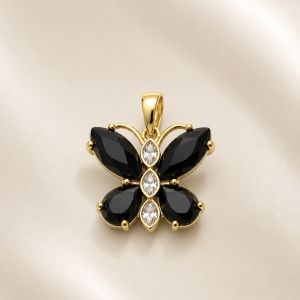 Black Butterfly Charm/Pendant