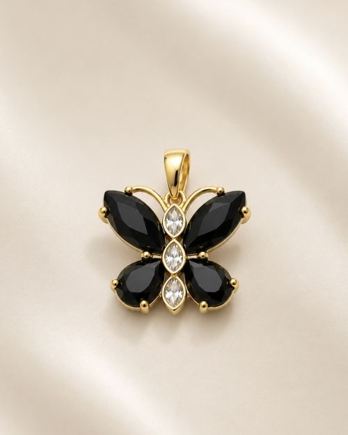 Black Butterfly Charm/Pendant