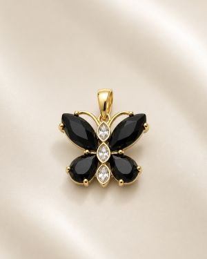Black Butterfly Charm/Pendant